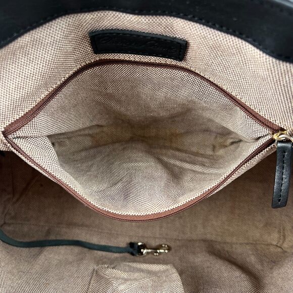 Dooney & Bourke Priscilla Black Leather Satchel Purse Bag Handbag - Picture 11 of 16